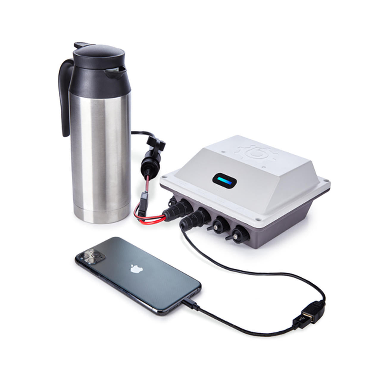 Bixpy PWC Motors PP-166 Power Station & SUN45 Solar Panel Bundle Kit