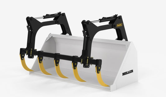 GrabTec Farm Grapples | GF Series | Width 81", 91" & 99" inches Horsepower 75-150 HP | For Wheel Loaders & Farm Loaders