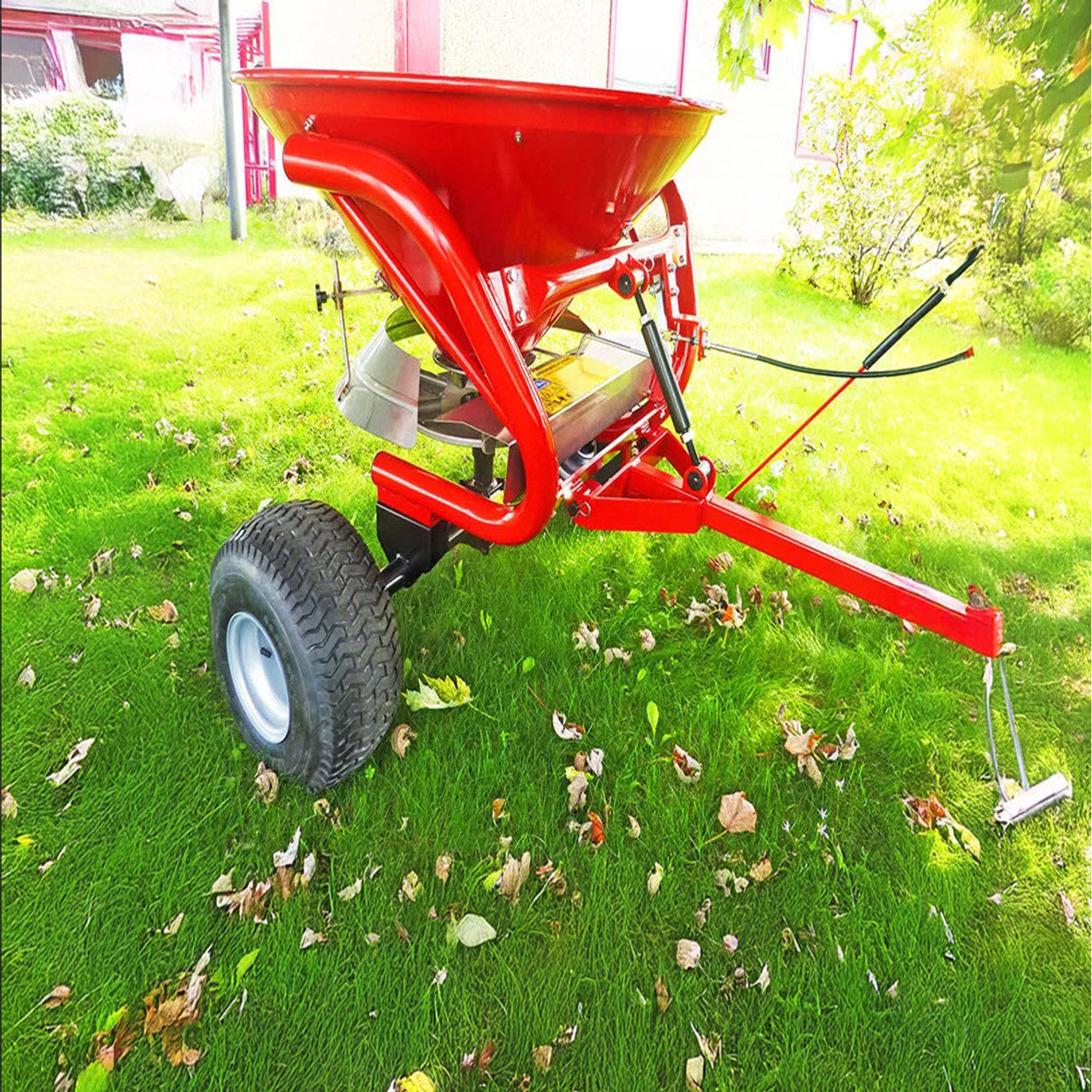 Farm-Maxx Pull Type Spin Spreaders | Model PTSP-560 | Spreading Width 52' Ft | Horsepower 25+ HP | For Tractors