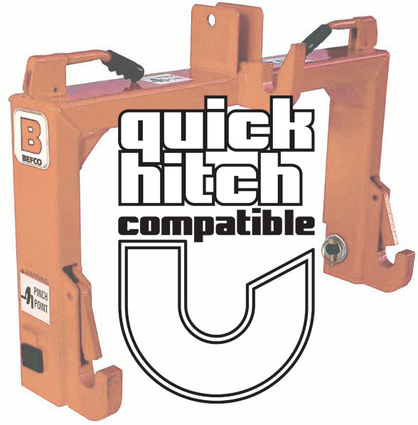 Befco | Till Rite Side-Shift Rotary Tiller | Model T60 Series | 66"–74" Width | PTO 540 RPM | Cat. 1 Quick Hitch | Horsepower 35 To 60 HP | For Tractors