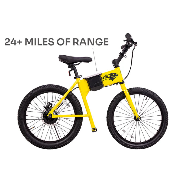 JackRabbit | Micro Electric Bike Battery | Model RangeBuster Battery | 360Wh 10Ah | 24+ Mile Extended Range | UL2271 Compliant | For JackRabbit Models OG, OG2, XG, XG Pro, MG