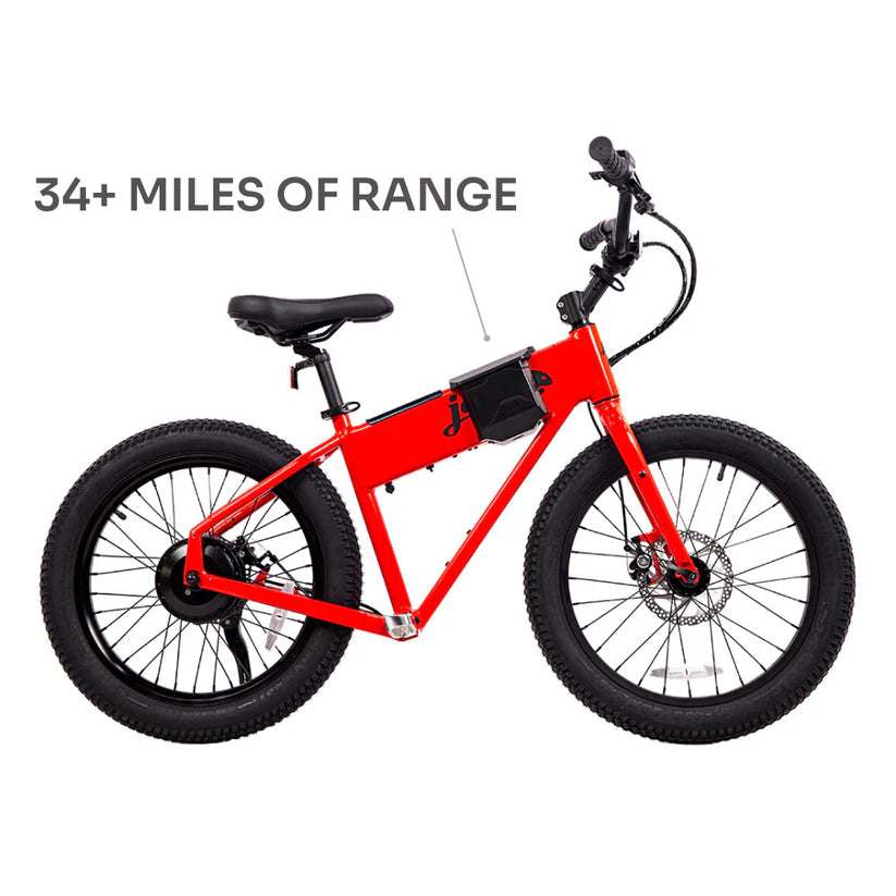 JackRabbit | Micro Electric Bike Battery | Model RangeBuster Battery | 360Wh 10Ah | 24+ Mile Extended Range | UL2271 Compliant | For JackRabbit Models OG, OG2, XG, XG Pro, MG