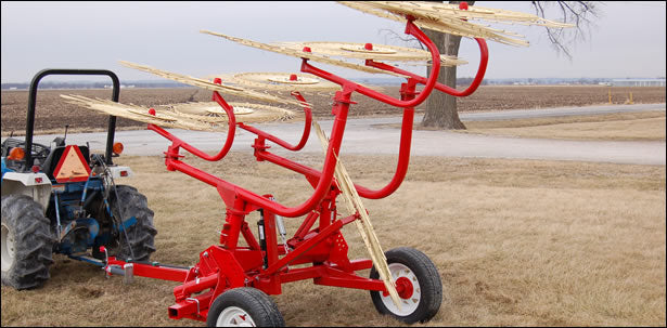 Durabilt | Rake Caddy Hitch Adapter | Model RC-932 | Width Configurations For 8 & 10 Wheel Rakes | Hydraulic Single Remote | Horsepower 40–60 HP | For Tractors