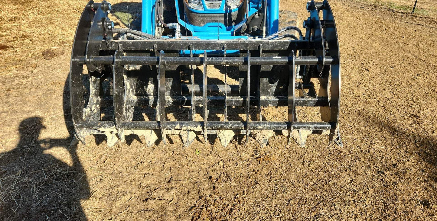 Farm-Maxx Rake Grapples | FRKG Series | Width 54",60", 66" & 72" inches | Horsepower 40-55 HP | For Tractor