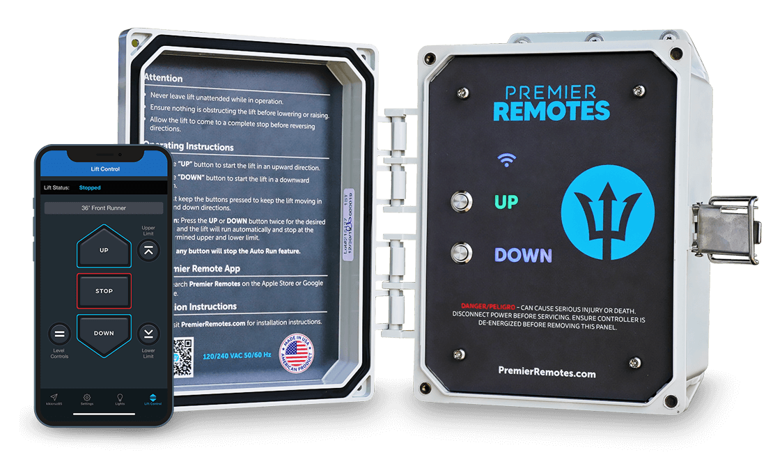 Smart Boat Lift Controller - Premier Remote