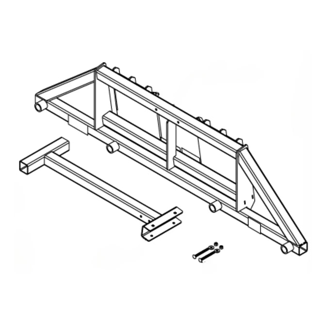 Maxilator | Bale Spear | Models MHS-FEL1-GEM & MHS-FEL2-GEM Series | Bale Width 39" To 48" Spears | Lift Capacity 3,500 To 5,000 lbs | Horsepower 70 To 120 HP | For Tractor