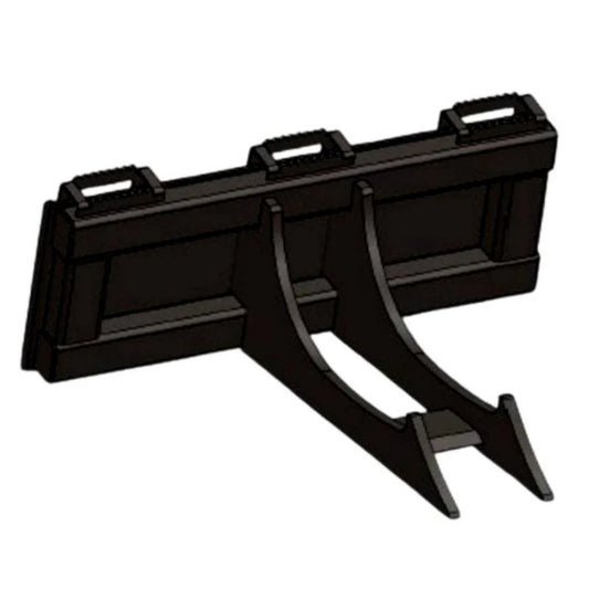 Top Dog Attachments Rock & Stump Digger | Heavy-Duty Digging Attachment | Width 41.75” | Weight 334 lbs | Oil Flow Range: 15-25 GPM | For Skid Steer