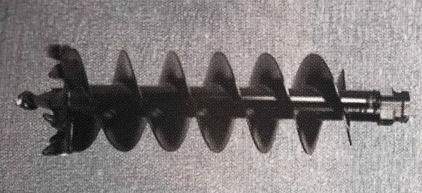 Lowe | Rock Auger Bit | RSQ Series | SQ, SP & CP Tooth Styles | Sizes 6" To 36" | 50" Length | 2" HEX & 2-9/16" Round Drive | For Skid Steer Auger Attachment