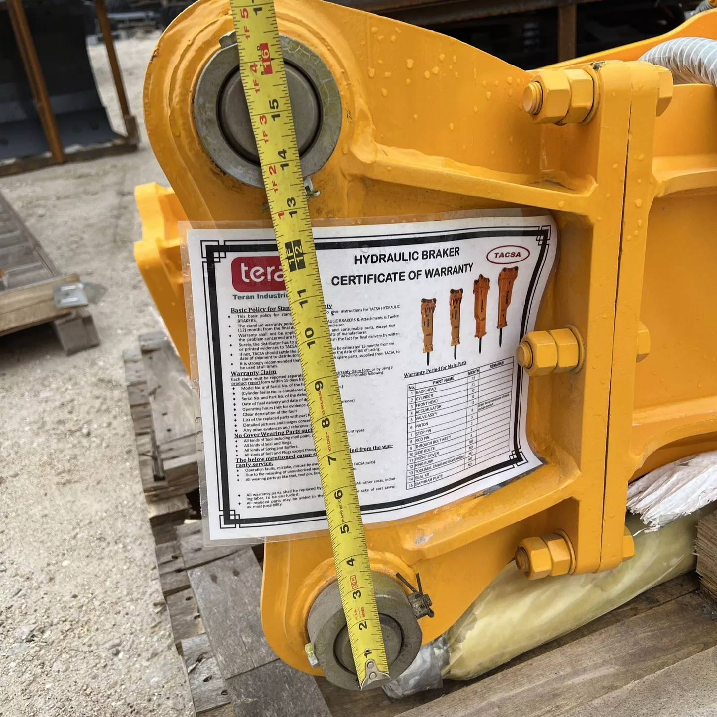 TERAN THH400B HYDRAULIC BREAKER – JD310G/410G, EXCAVATOR ATTACH