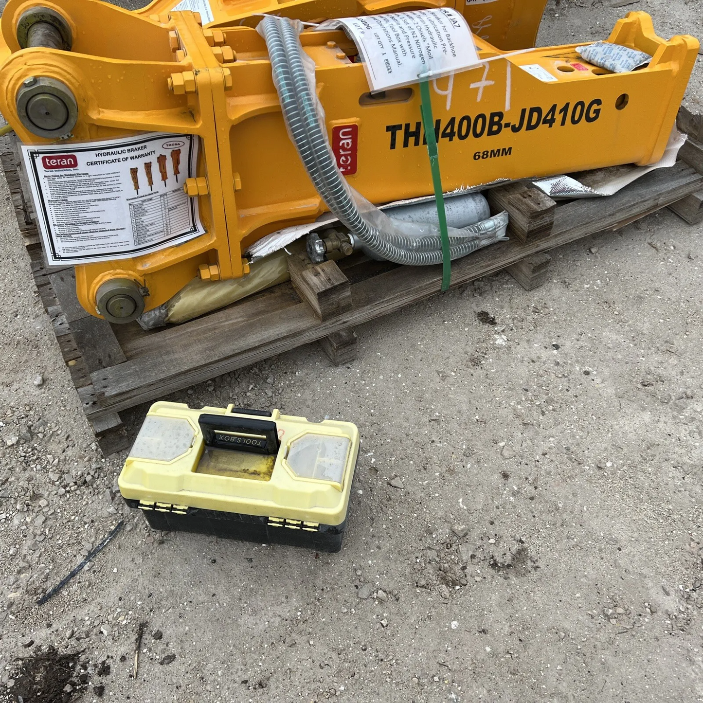 TERAN THH400B HYDRAULIC BREAKER – JD310G/410G, EXCAVATOR ATTACH