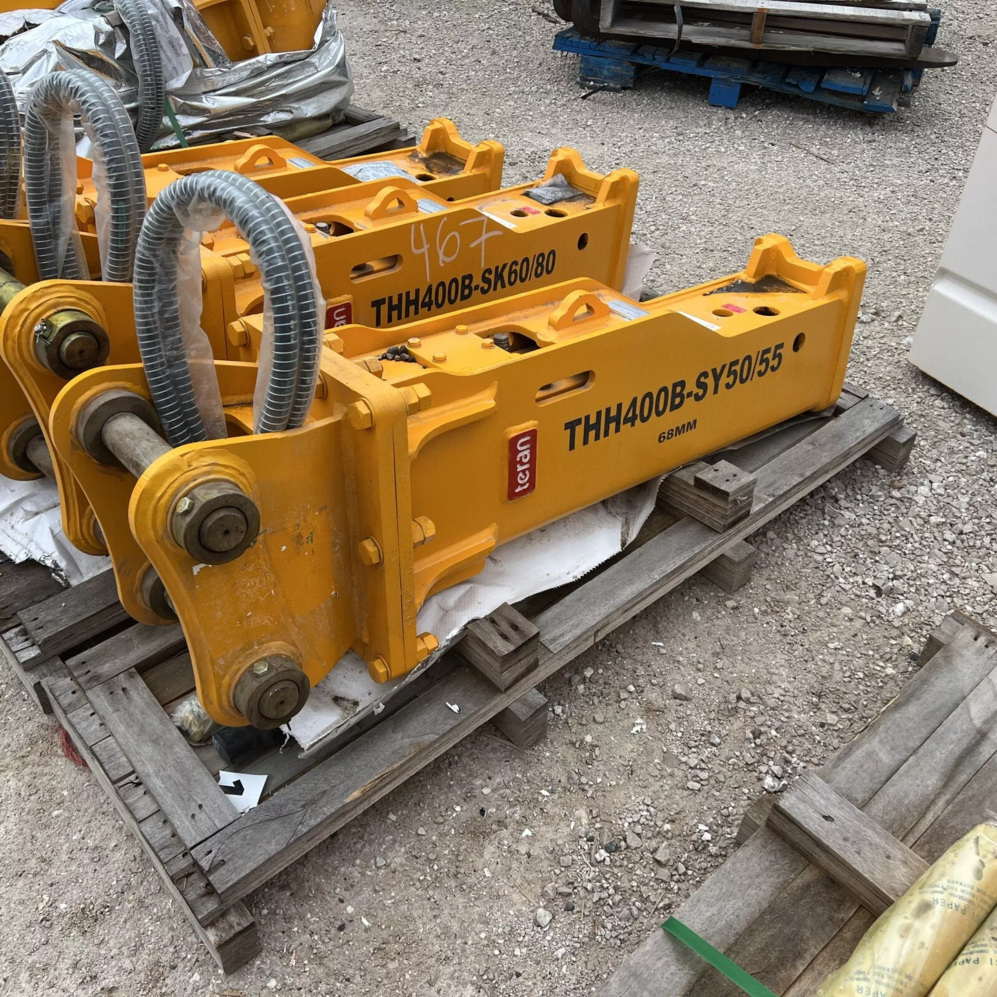 TERAN THH400B HYDRAULIC BREAKER – SANY 50C/55C/60/65W, EXCAVATOR ATTACH