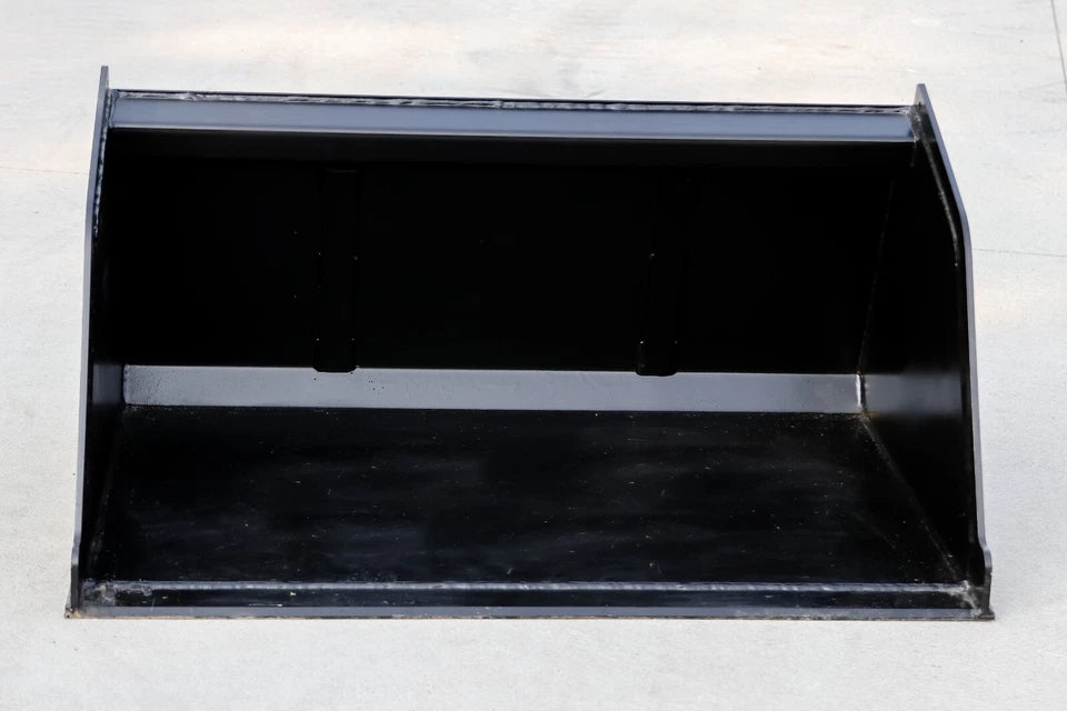 Top Dog Attachments Toro Dingo Light Material Snow Bucket | Width 48" | Capacity 0.8 CU/YDS | Oil Flow Range 8-12 GPM | For Mini Skid Steer