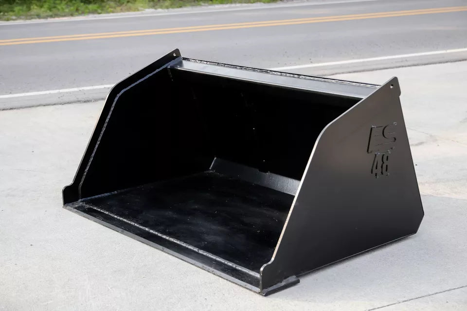 Top Dog Attachments Toro Dingo Light Material Snow Bucket | Width 48" | Capacity 0.8 CU/YDS | Oil Flow Range 8-12 GPM | For Mini Skid Steer