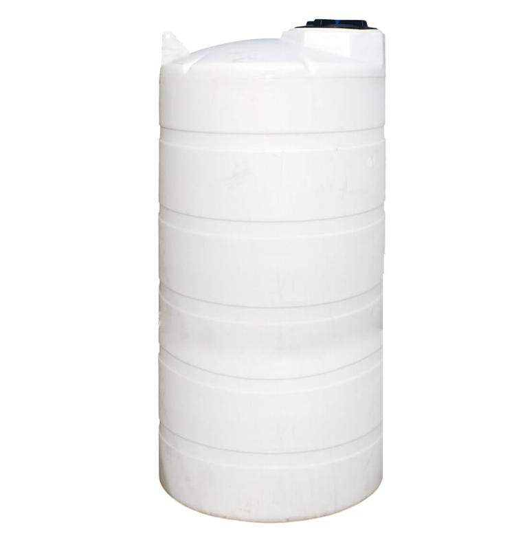 Norwesco 6500 Gallon Vertical Liquid Storage Tank W/O Fittings in White