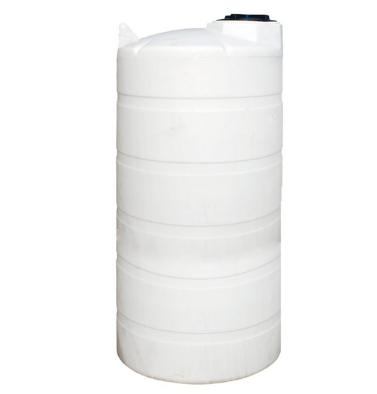 Norwesco 6500 Gallon Vertical Liquid Storage Tank W/O Fittings in White