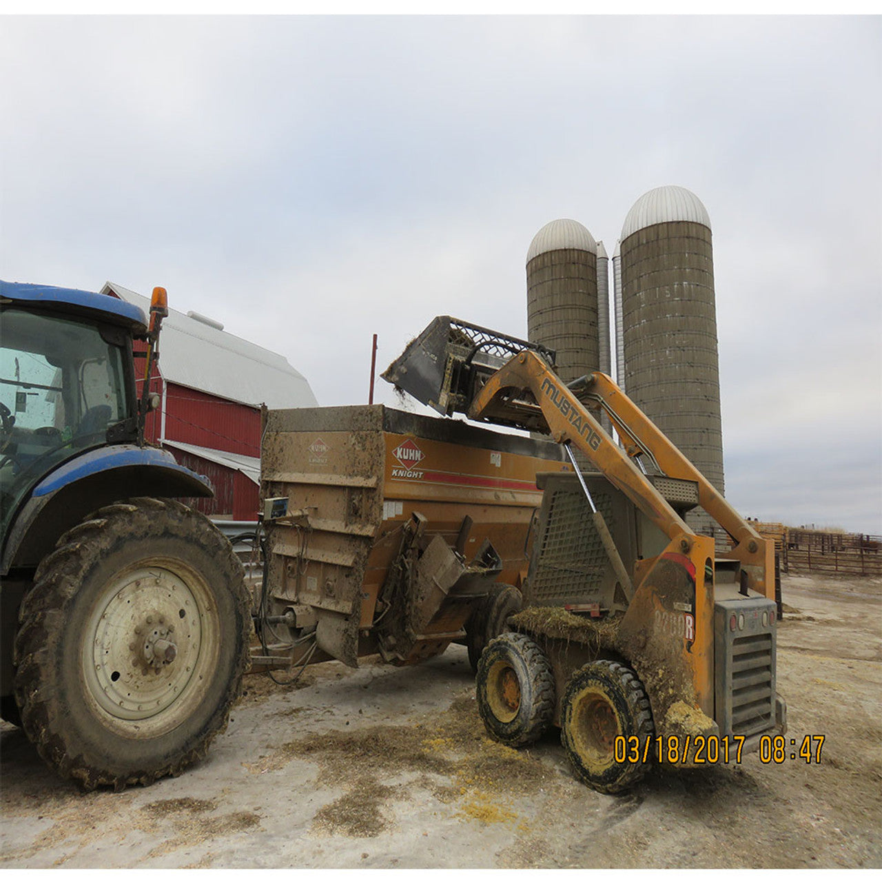 Paladin High Dump Bucket Couplers And BOE | 60"-96" Cutting Width | 15-25 GPM | For Skid Steer