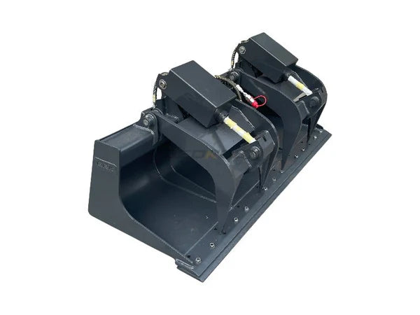 Bedrock Attachments Grapple Bucket | Width 75" | Model SKGRB-75 | Bolt-On Cutting Edge | Hydraulic Flow Range: 15-25 GPM | For Skid Steer