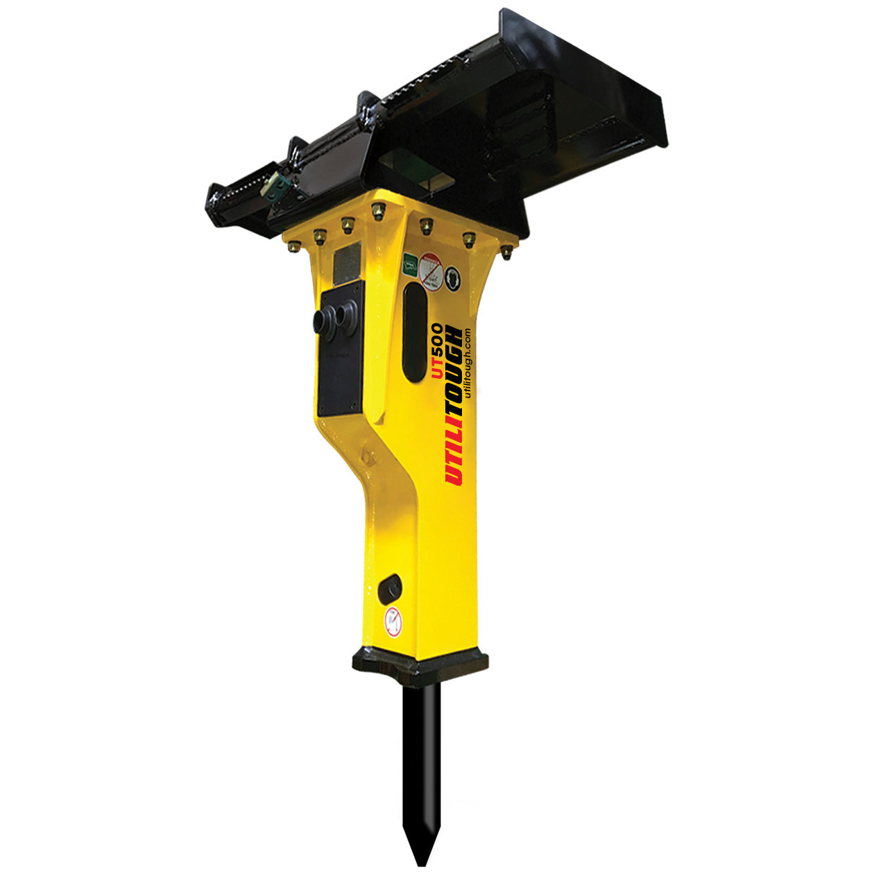 Utilitough Skid Steer Hydraulic Breaker | Model 225, 500, 650, 850 & 1000 Series | For Skid Steer