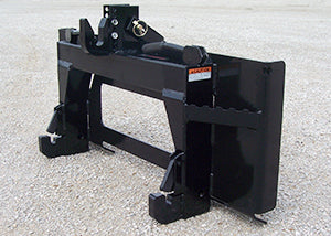 Worksaver | Adapter Bracket To 3-Point Quick Hitch | Model 835095 & 835100 | No Hydraulic Flow Required | For Skid Steers
