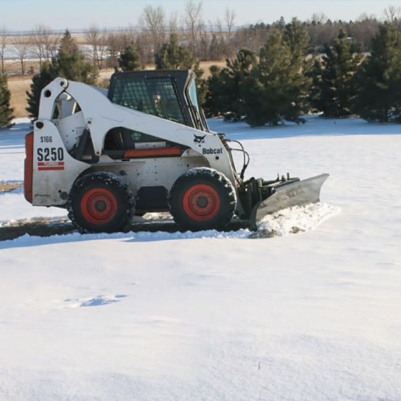 McLaren Industries Snow Plow Blade | Model 60X407X94 | Width 94" | 15 To 25 GPM | For Skid Steer & Compact Track Loader