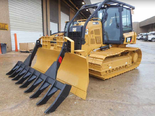 Solesbee’s Multi-Fit Dozer Rake | Width 9'-14' | 2" Tooth Width | Adjustable Pin Settings | For Dozers