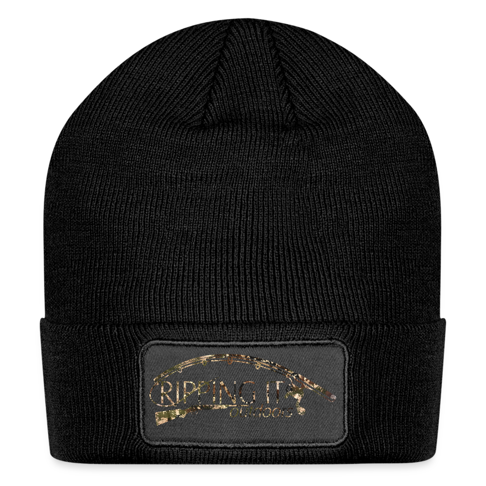 Patch Beanie - black