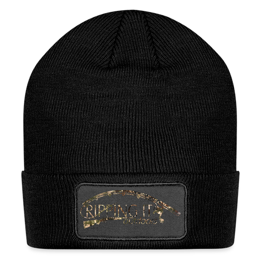 Patch Beanie - black