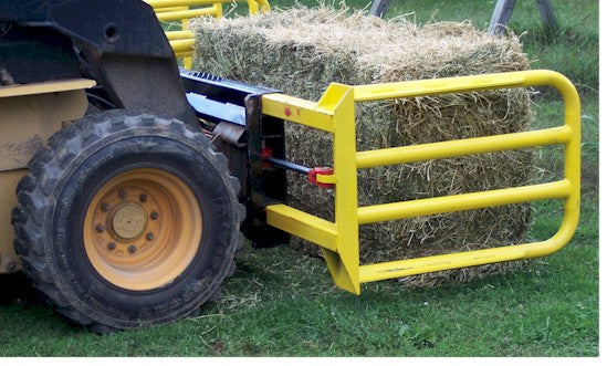 AgNation Wrap Square Bale Handler | 4.5' to 8.5' | For Skid Steers & Tractors