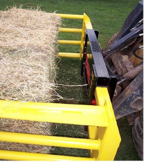 AgNation Wrap Square Bale Handler | 4.5' to 8.5' | For Skid Steers & Tractors