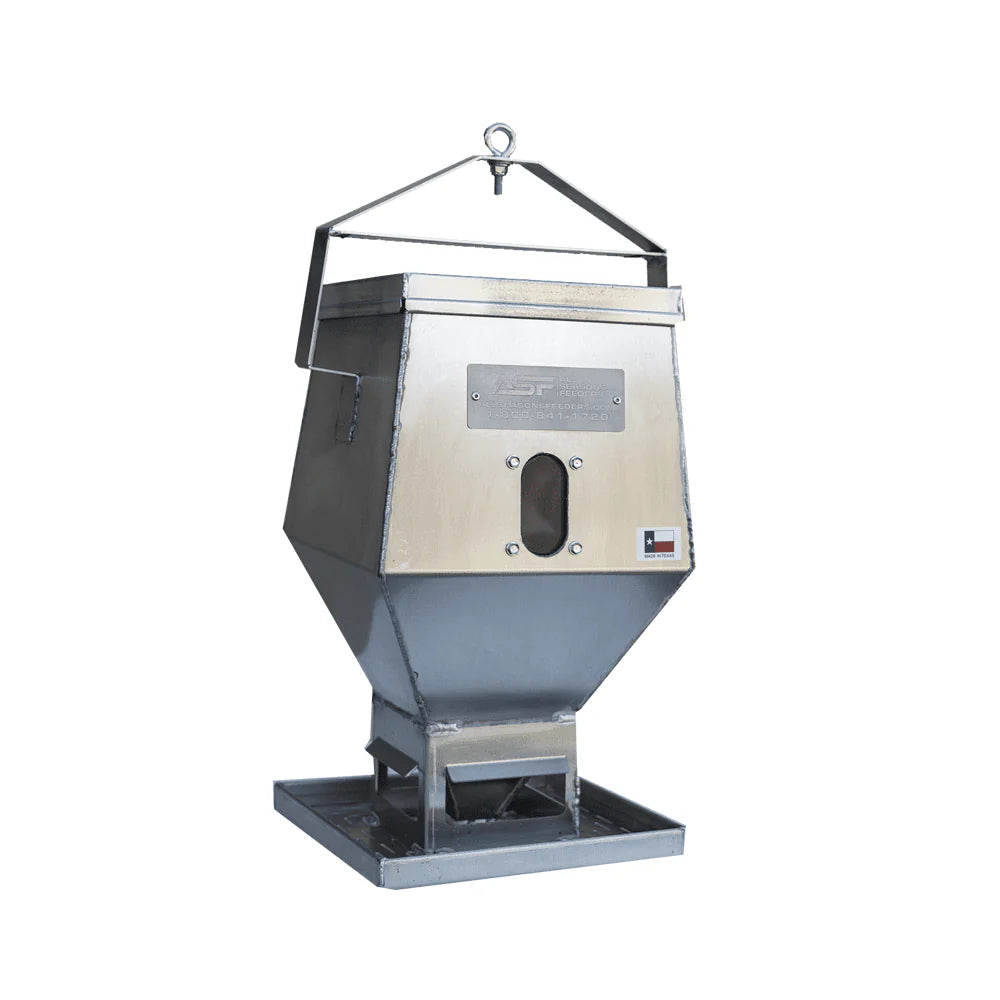 ASF American-Made Aluminum Bird Feeder | Capacity 20lb | Weight 10lbs