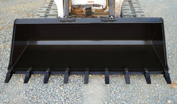 Loflin Fabrication | Low Profile Bucket | Standard | Widths 60"-84" | For Skid Steer