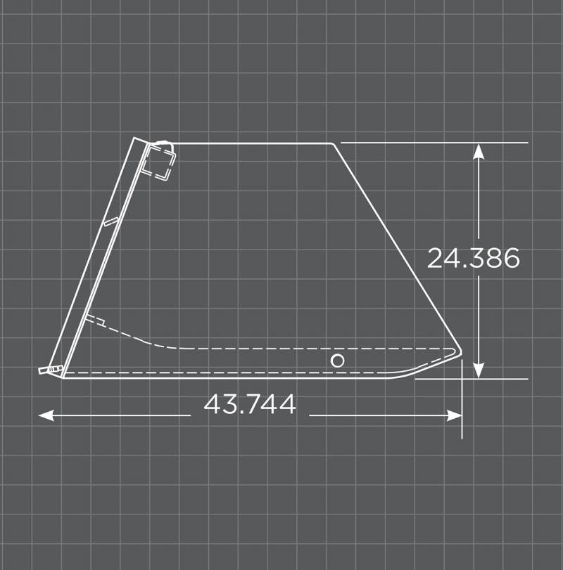 Loflin Fabrication | Cake Bucket | 72″ Width | For Skid Steer