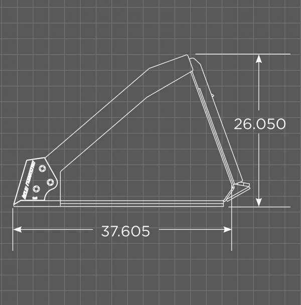 Loflin Fabrication | Greg Loflin Bucket | Widths 72"-84" | Horsepower 50+ HP | For Skid Steer & Track Loader