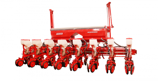 TOSCANO | Pneumatic Seeder Telescopic Folding – Disc Type | Model 8 Rows | Total Width 19.03 Feet | HorsePower 130-160 HP | For Tractor