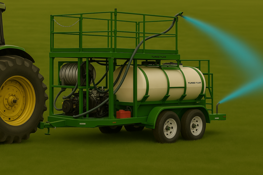 Turbo Turf  Hydroseeder | Model HM-750-HARV & HM-750-HARV-P | Width 75" | Capacity 750 Gallons | Engine Horsepower 27 HP | For Residential, Commercial & Erosion Control Applications
