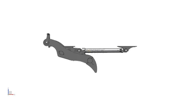 Bedrock Attachments Pin Grabber Thumb | Model EPT100-PG5T54 | Width 51.6" | Pin Size 100mm | 5 Teeth | Machine Size 30-36 Ton | For Excavators