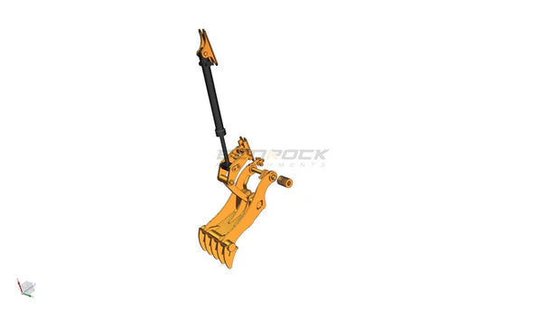 Bedrock Attachments Pin-On Thumb | Model EPT65-PO5T36 | Width 30.3" | Pin Size 65mm | 5 Teeth | Machine Size 12-15 Ton | For Excavators