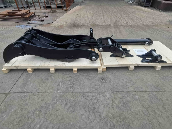 Bedrock Attachments Pin Grabber Thumb | Model EPT80-PG2T42 | Width 44.1" | Pin Size 80mm | 2 Teeth | Machine Size 20-24 Ton | For Excavators