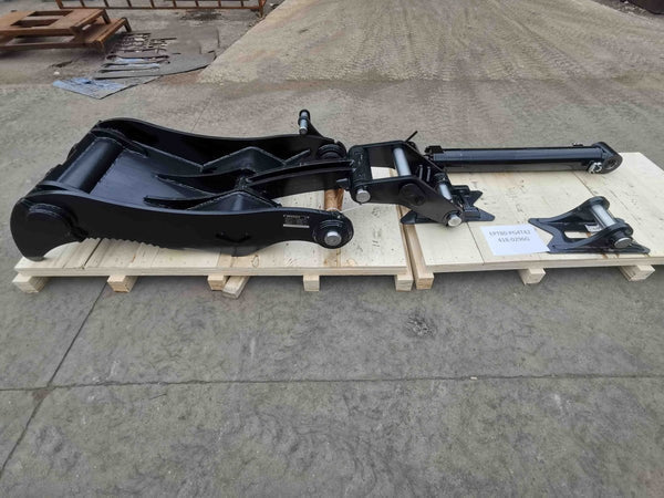 Bedrock Attachments Pin-On Thumb | Model EPT80-PO4T42 | Width 40.2" | Pin Size 80mm | 4 Teeth | Machine Size 20-24 Ton | For Excavators