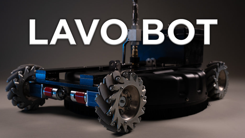 Lucid Bots Lavo Bot | Wide 24" inches | Pressure 500-4500 Psi | Flow Rate 4-12 GPM | 56V Battery