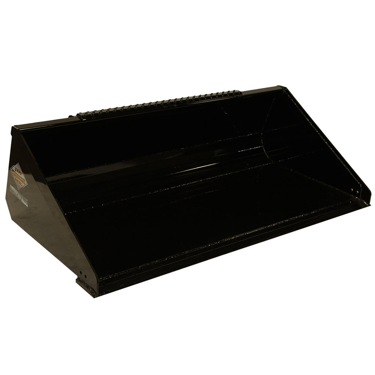 Top Dog Attachments Dirt Bucket | Width 60"-84" | Weight 440-560 lbs | Oil Flow Range 15-25 GPM | For Skid Steer