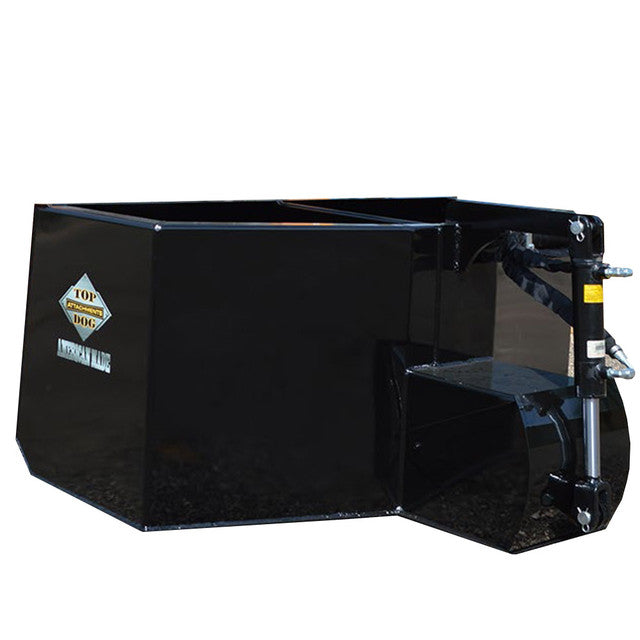 Top Dog Attachments Concrete Bucket | Width 54" | Capacity 1/2 Yard | Oil Flow Range 15-25 GPM | For Skid Steer