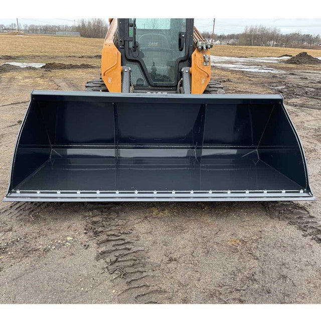 Top Dog Attachments Grain Bucket | Width 72"-96" | Oil Flow Range 15-25 GPM | For Skid Steer