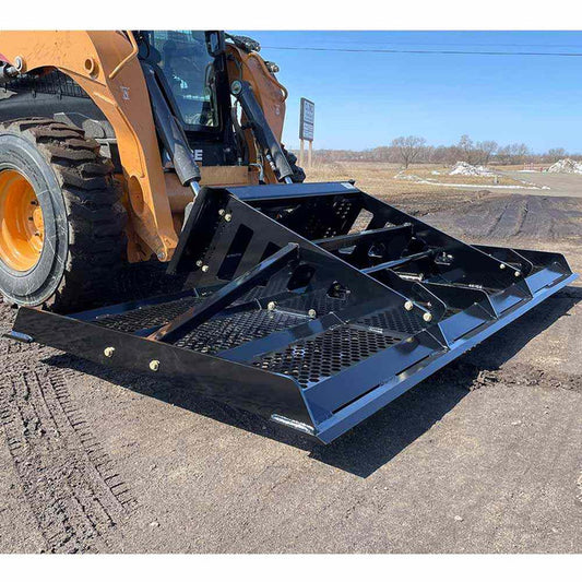 Top Dog Attachments Land Plane | Grading & Leveling Attachment | Width 79" & 101" | Weight 550 & 667 lbs | For Skid Steer