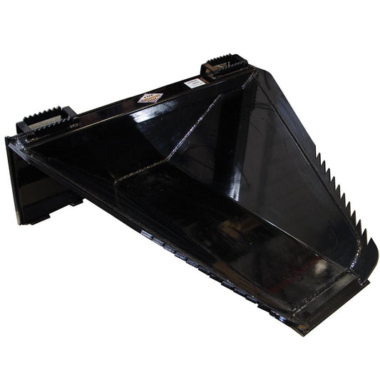 Top Dog Attachments Stump Bucket | Heavy-Duty Digging Attachment | Width 45” | Weight 353 lbs | For Skid Steer