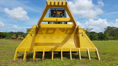 Bedrock Attachments Tree Pusher | BP Series | Width 86.6", 94.5" & 102.4" | Machine Size 10-35 Tons | For Bulldozers