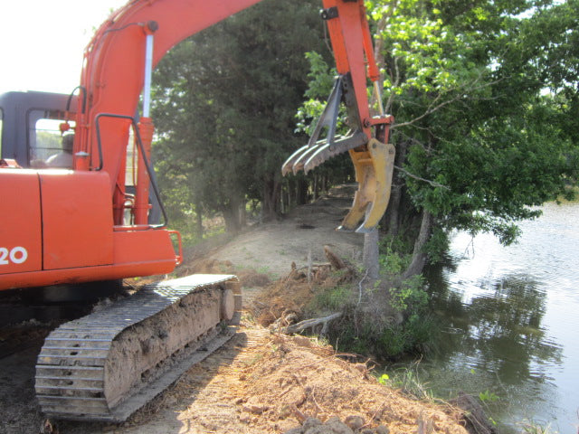 IS Attachment Tree Stumper & Rake | Machine Class 12 To 19.5 Tons | Stumper Weight 1450 Lbs | For Excavators