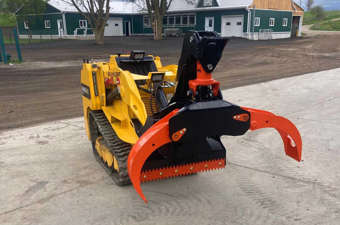 Baumalight Mini Track Loader | Model TRL-620Y (Yanmar Diesel) | Width 40" | Length 72" | Hydraulic Flow Range 10.5 GPM