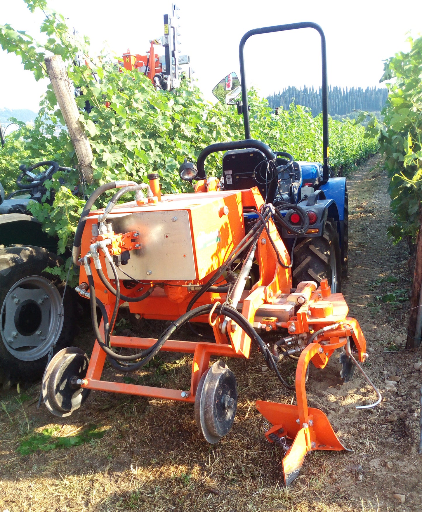 Rinieri Single Turbo with Plough | Row Width 67"-236" inches | Horsepower 40-80 HP | For Tractor