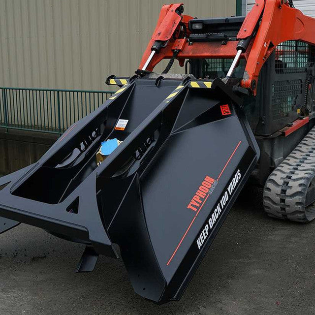 Eterra Attachments Brush Cutter Mower | Model Typhoon Clearing | Model 60" & 74" | Range 12-45 GPM | Cut Width 60" To 74" Inches | For Skid Steers